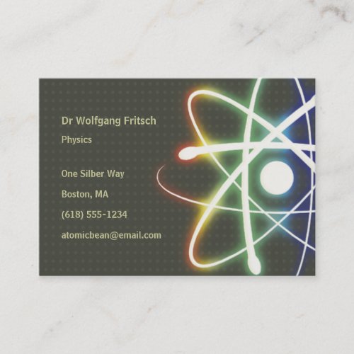 Atom - Scientist Business Card