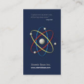 Atom - Scientist Business Card (Back)