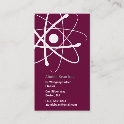 Atom _ Scientist Business Card