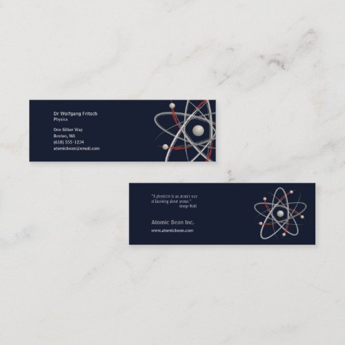 Atom - Scientist Business Card