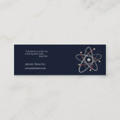 Atom - Scientist Mini Business Card (Back)