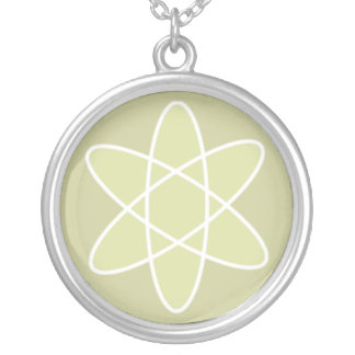 Atom Silver Plated Necklace