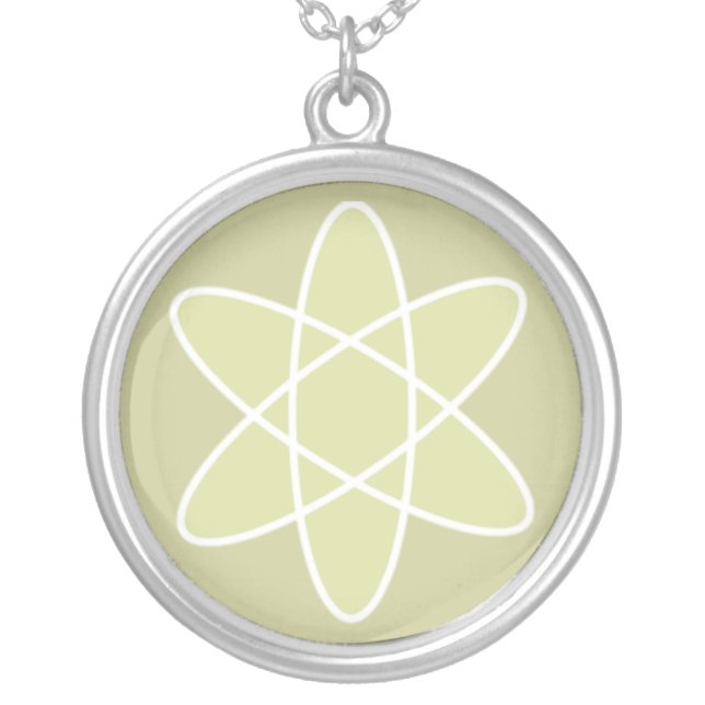 Atom Silver Plated Necklace (Front)