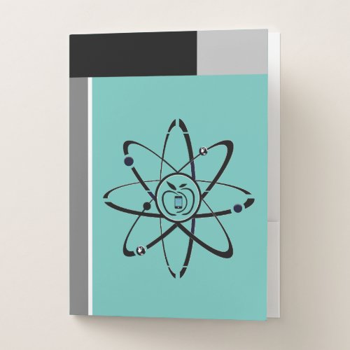 Atom Structure Pocket Folder