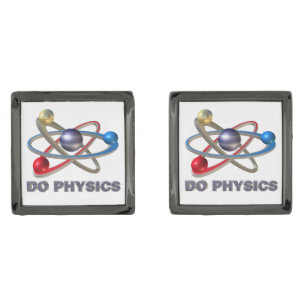 Atom symbol cufflinks