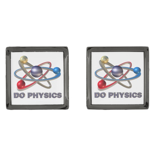 Atom symbol cufflinks (Front)