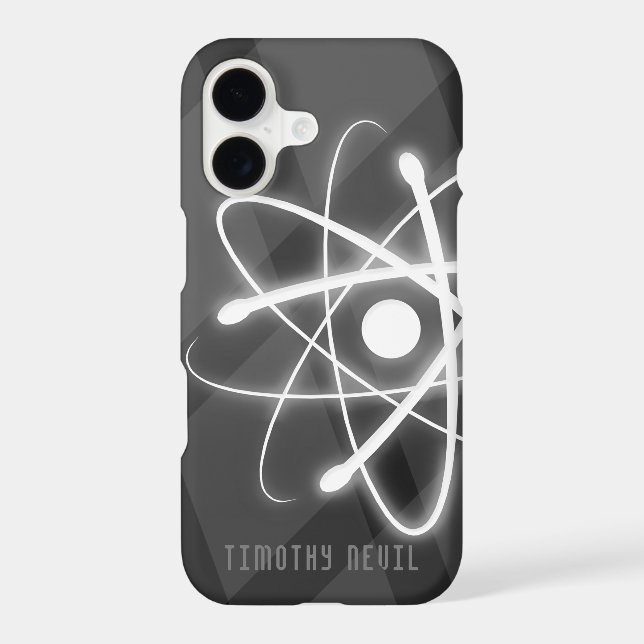 Atom Symbol | Science Rules Iphone Case (Back)