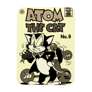 ATOM the Cat Flexible Magnet