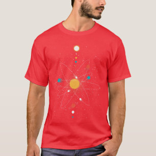 Atom Universe Minimalist by Tobe Fonseca T-Shirt