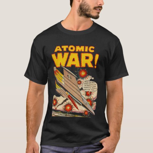 Atom War 4 _ Golden Age Comic Art  T_Shirt