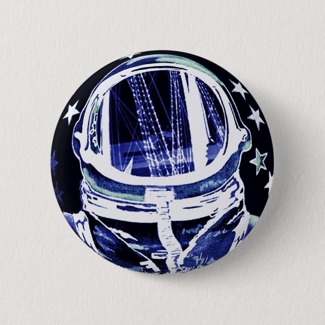 ATOMATIC MAN XIX PINBACK BUTTON (Front)