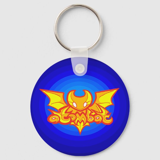 atombat logo v2 Keychain (Front)