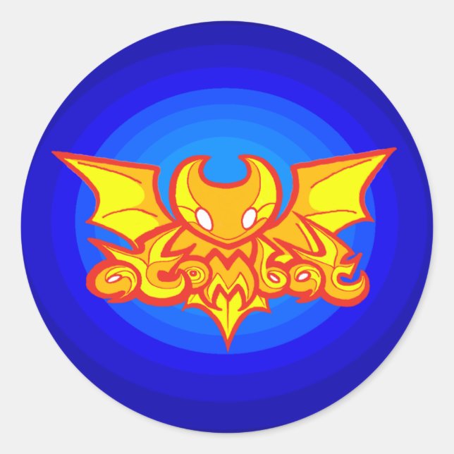 atombat logo v2 Sticker (Front)