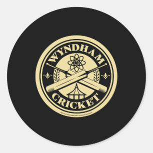 Atomfall Wyndham Cricket  Classic Round Sticker