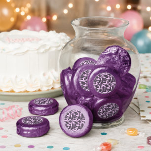 Atomic 50s Retro Martini Cocktail Pattern Dipped Oreo Cookie Favors