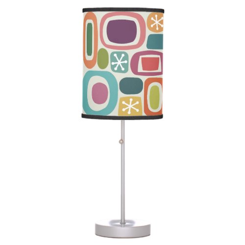 Atomic Age Fieldstones Colorful Table Lamp