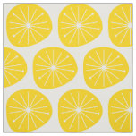 Atomic Age Lemon Slices Starburst Print Fabric