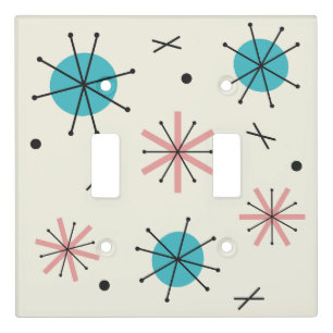 Atomic Age Planets Starbursts Light Switch Cover
