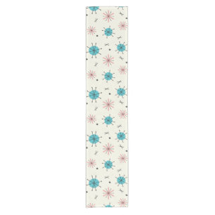 Atomic Age Planets Starbursts Short Table Runner