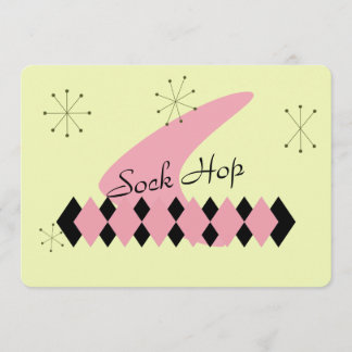 Atomic Age Retro Invitation