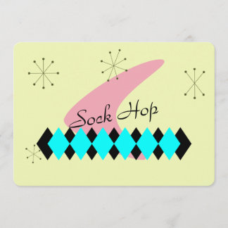 Atomic Age Retro Invitation