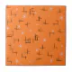 Atomic Age Retro Pattern Ceramic Tile | Zazzle