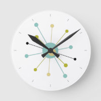 Atomic Age Starburst With Lines Mid Century