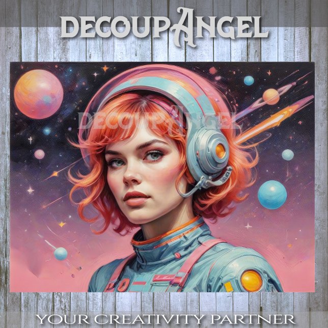 Atomic Age Woman in Space #2 Tissue Paper (Creator Uploaded)