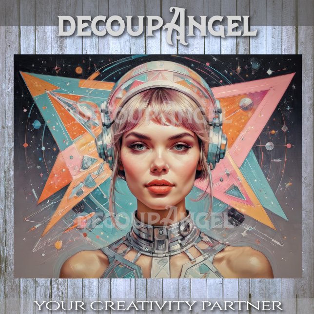 Atomic Age Woman in Space #4 Tissue Paper (Creator Uploaded)