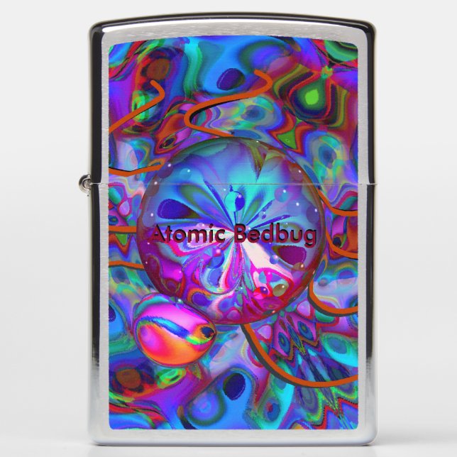 Atomic Bedbug Zippo Lighter (Front)