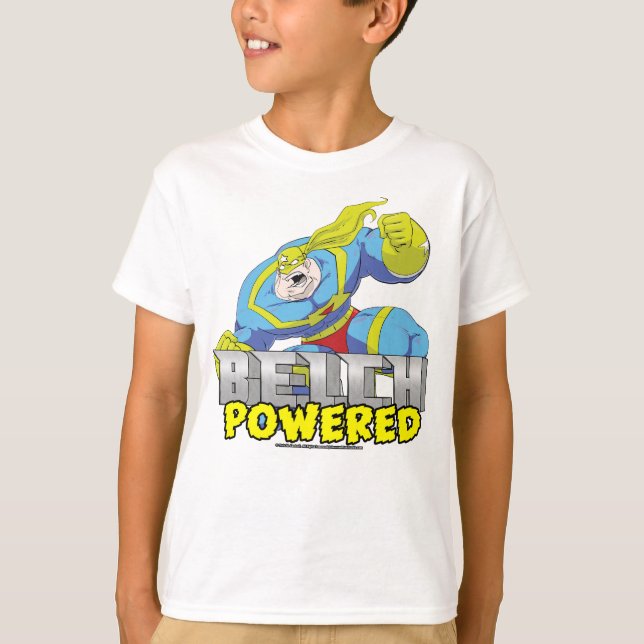 Atomic Belch Man - Belch Powered Kids T-Shirt (Front)