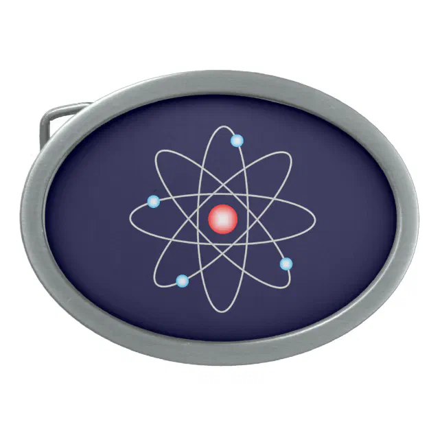 Atomic Belt Buckle | Zazzle