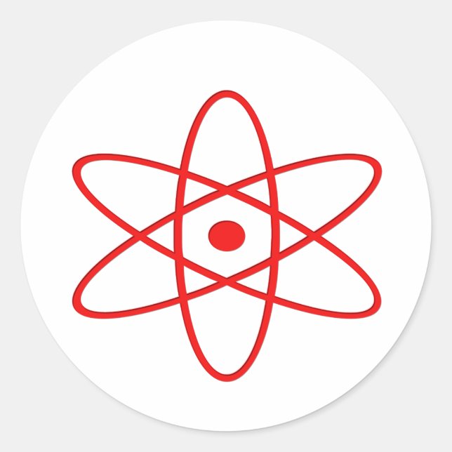 Atomic Blast Classic Round Sticker (Front)