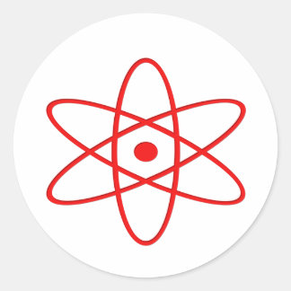 Atomic Blast Classic Round Sticker