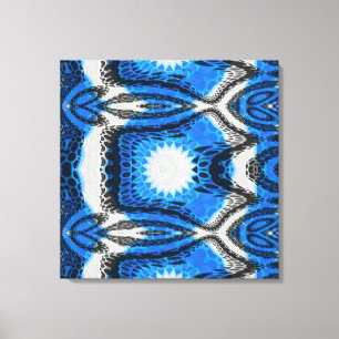 Atomic Blue Canvas Print
