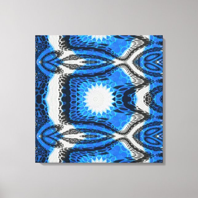 Atomic Blue Canvas Print (Front)