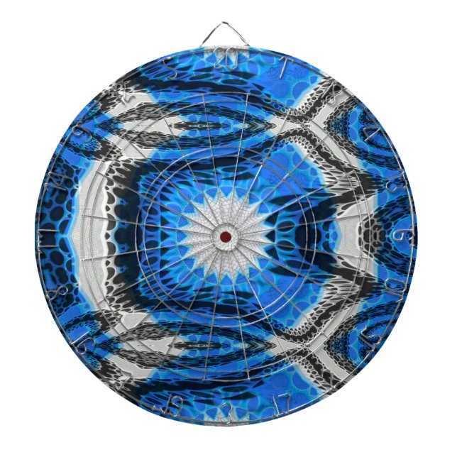 Atomic Blue Dart Board (Front)