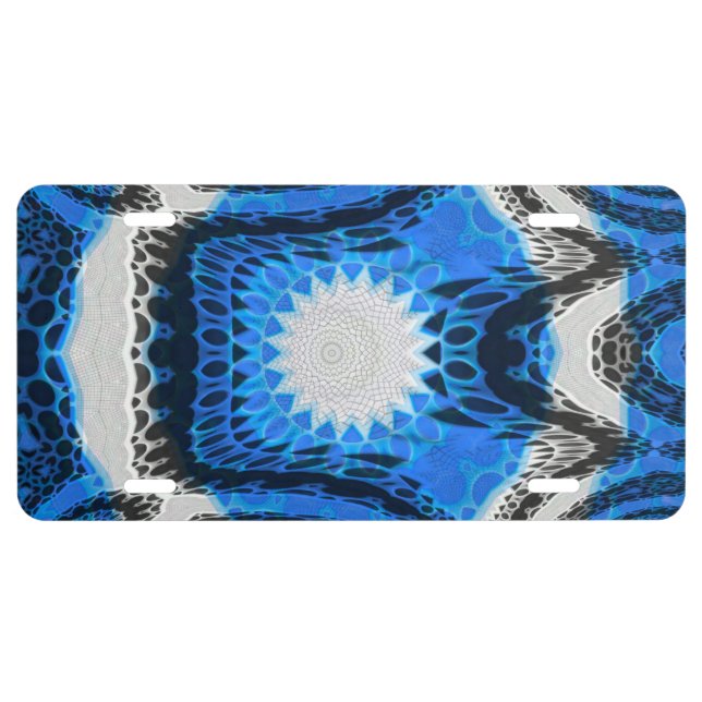 Atomic Blue License Plate (Front)