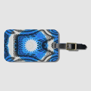 Atomic Blue Luggage Tag