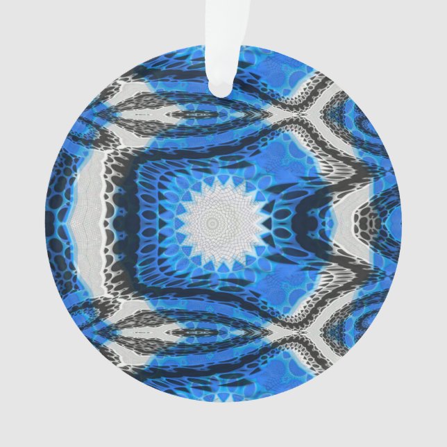 Atomic Blue Ornament (Front)