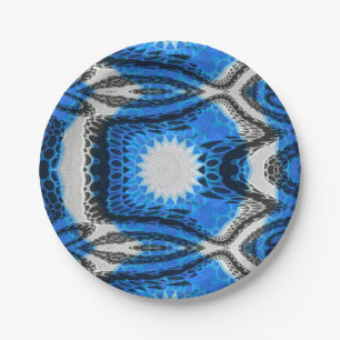 Atomic Blue Paper Plates