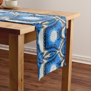 Atomic Blue Short Table Runner