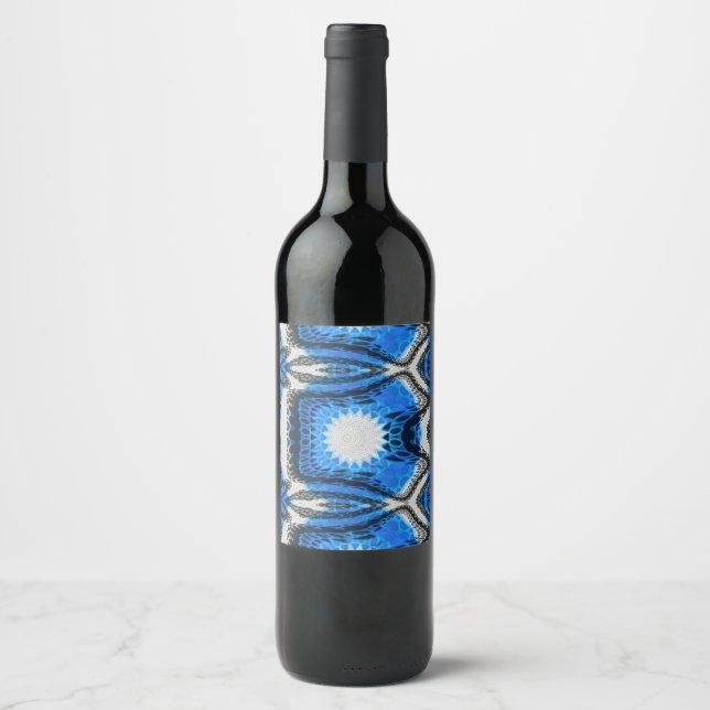 Atomic Blue Wine Label (Front)