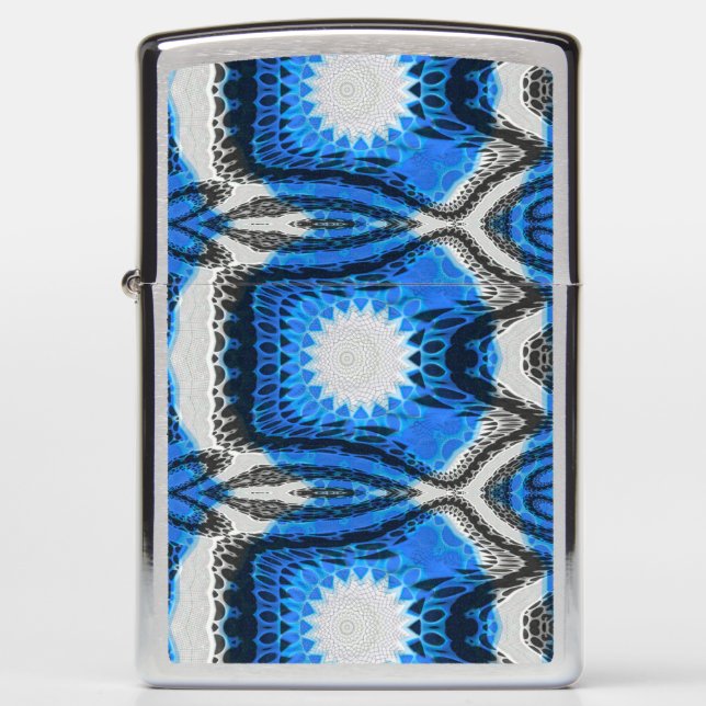 Atomic Blue Zippo Lighter (Front)
