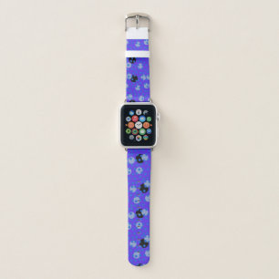 Atomic Blueberry - Retro Polka Dot Dream Apple Watch Band