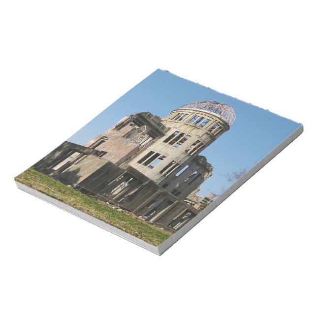 Atomic Bomb Dome, Hiroshima, Japan Notepad (Rotated)