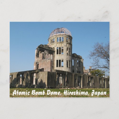 Atomic Bomb Dome Hiroshima Japan Postcard