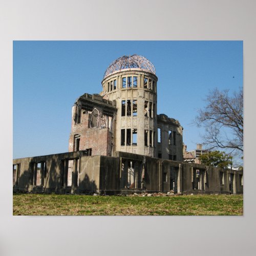 Atomic Bomb Dome Hiroshima Japan Poster