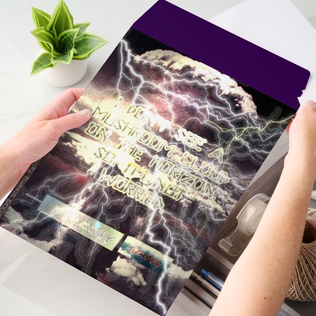 Atomic Bomb large shipping envelope mailers (Desk)