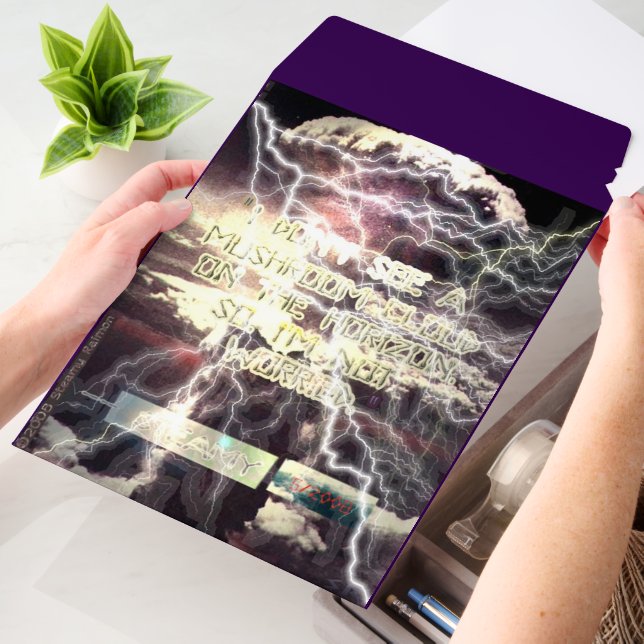 Atomic Bomb medium shipping envelope mailers (Desk)